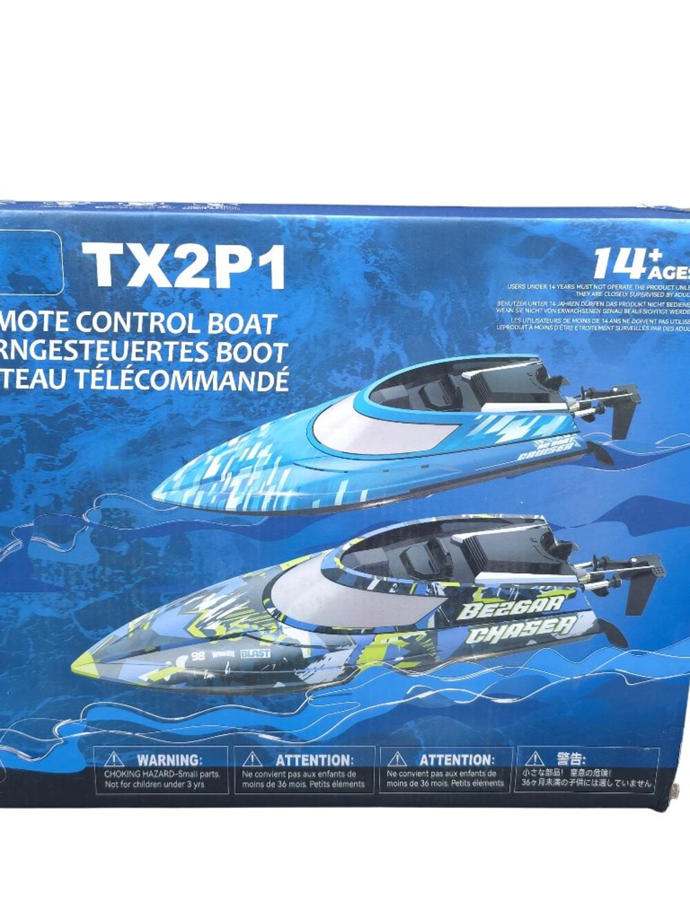 BEZGAR TX2P1 Remote Control Boat Set 2 pack 2.4Ghz Dual pistol grip Transmitters